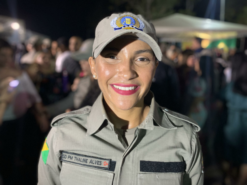 Soldada Thaline Alves: “Pronta para enfrentar os desafios da profissão”. Foto: Marcos Vicentti/Secom