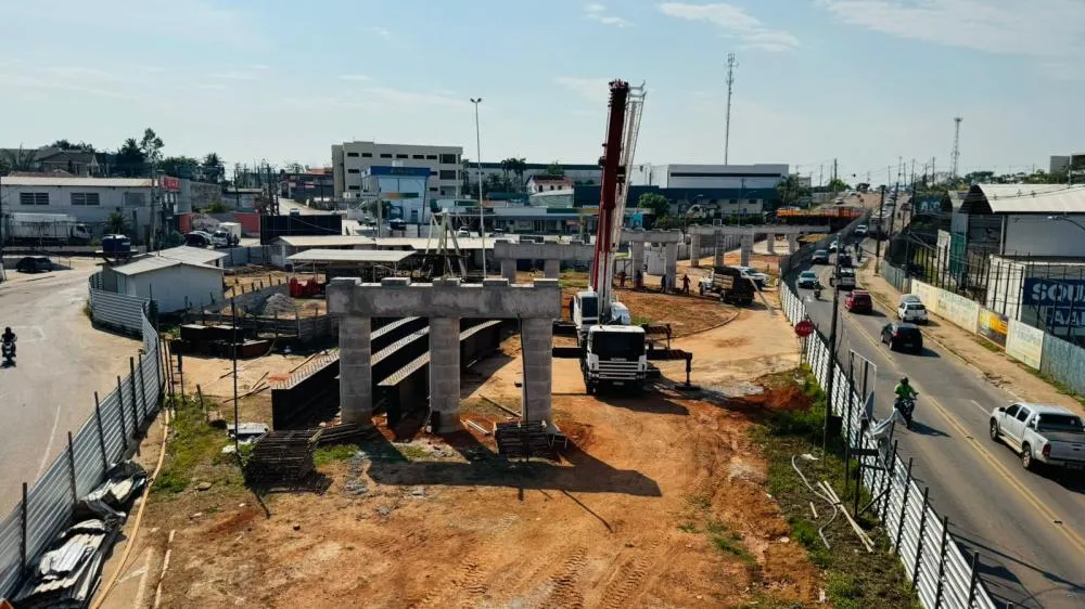 TCE-AC realiza visita técnica ao viaduto da AABB e reforça fiscalização da obra